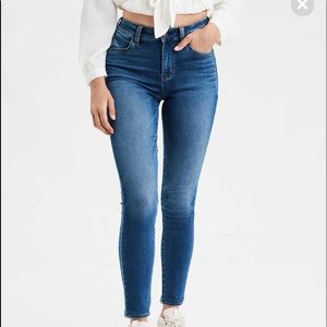American Eagle stretch jeans skinny high waisted 0